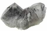 Quartz Crystal Cluster with Epidote Inclusions - China #214680-1